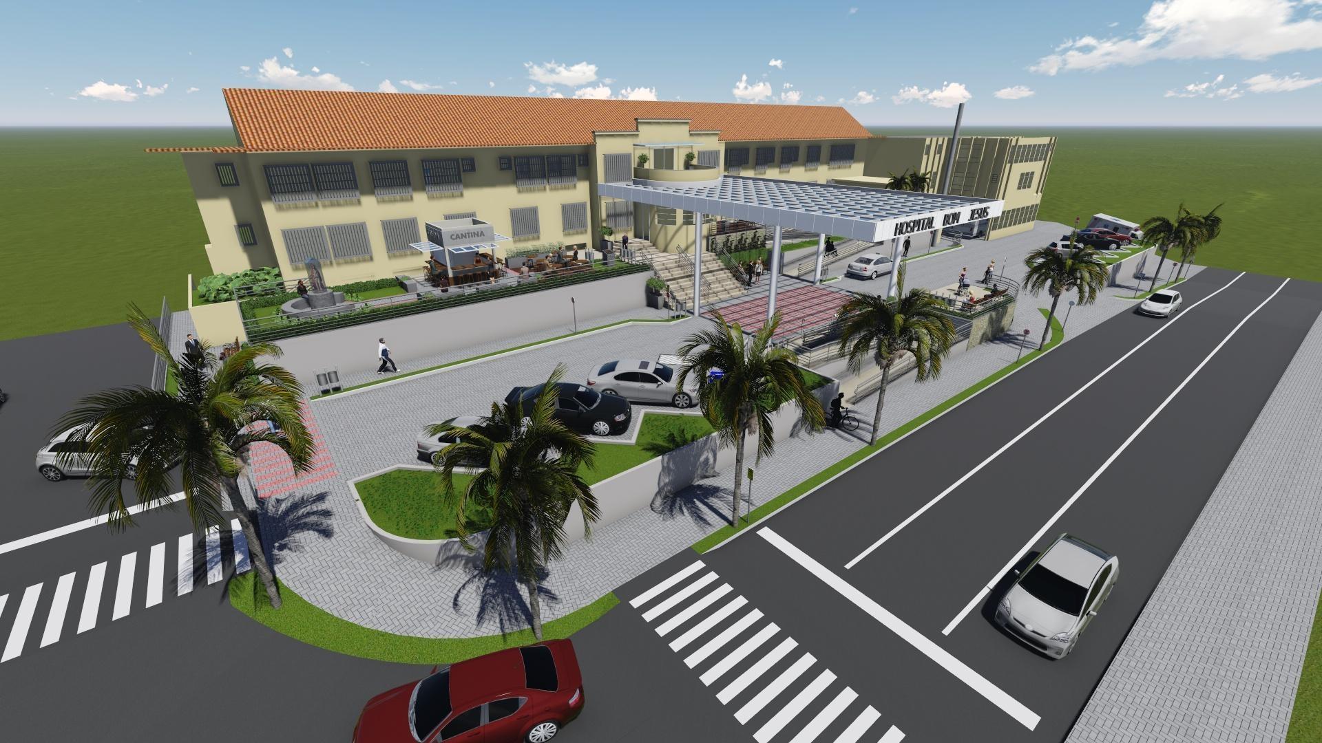 Revitalização da Praça Irmã Paulina em frente ao Hospital Bom Jesus inicia na próxima segunda