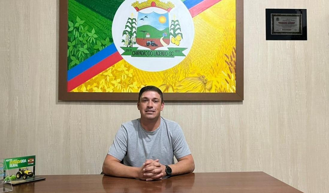 Ricardo Claudino assume Prefeitura de Chapadão do Lageado por 10 dias