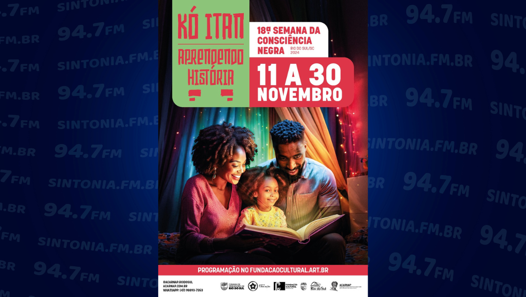Rio do Sul abre a 18ª Semana da Consciência Negra com exposição e apresentações culturais