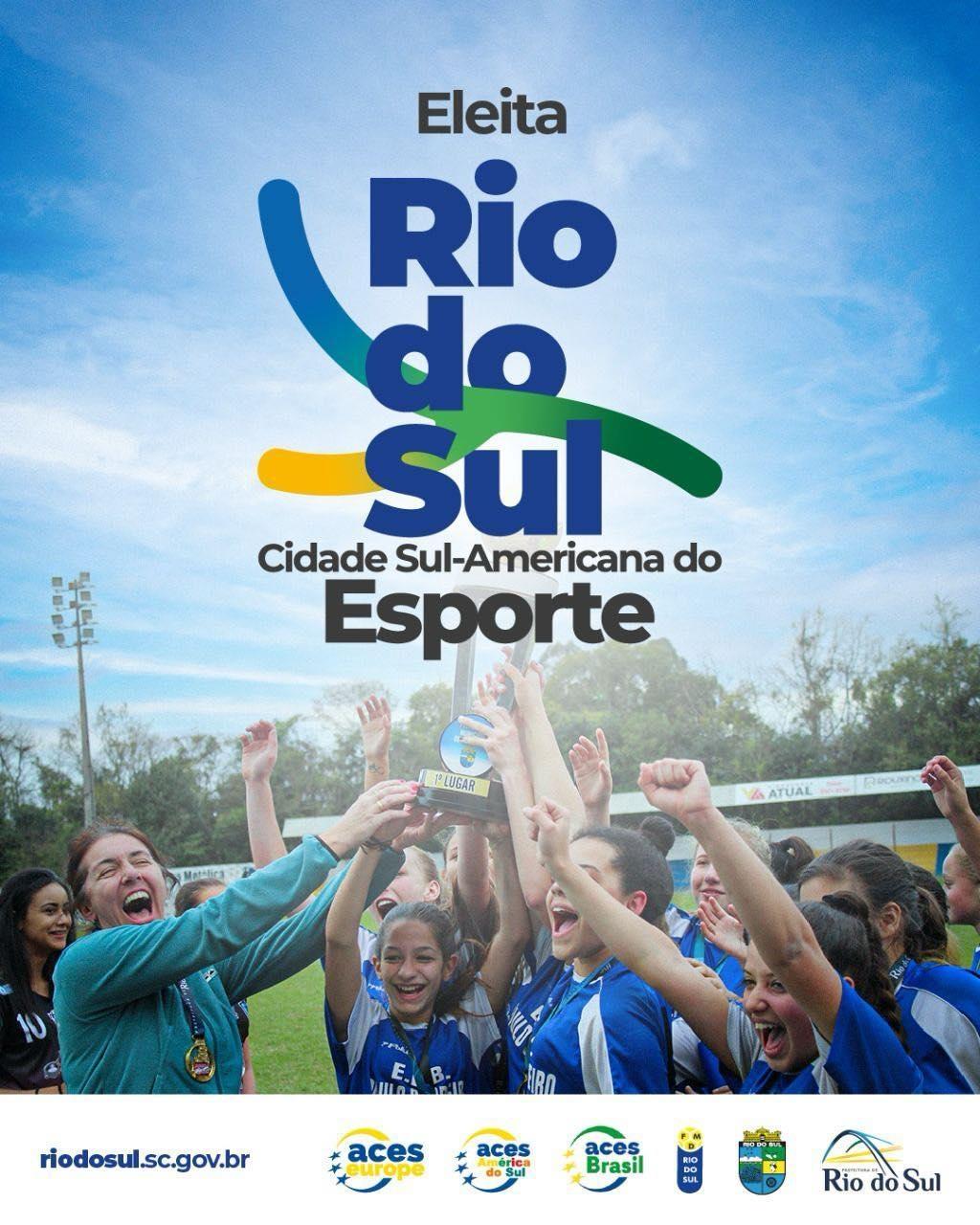 Rio do Sul é escolhida como Cidade Sul-Americana do Esporte para o ano de 2024