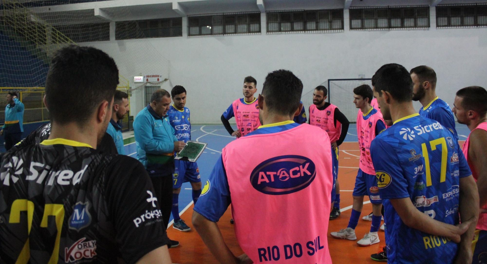 Rio do Sul estreia sábado na Liga Catarinense de Futsal