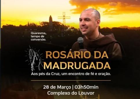 Rosário da Madrugada será realizado no Complexo do Louvor em 28 de março