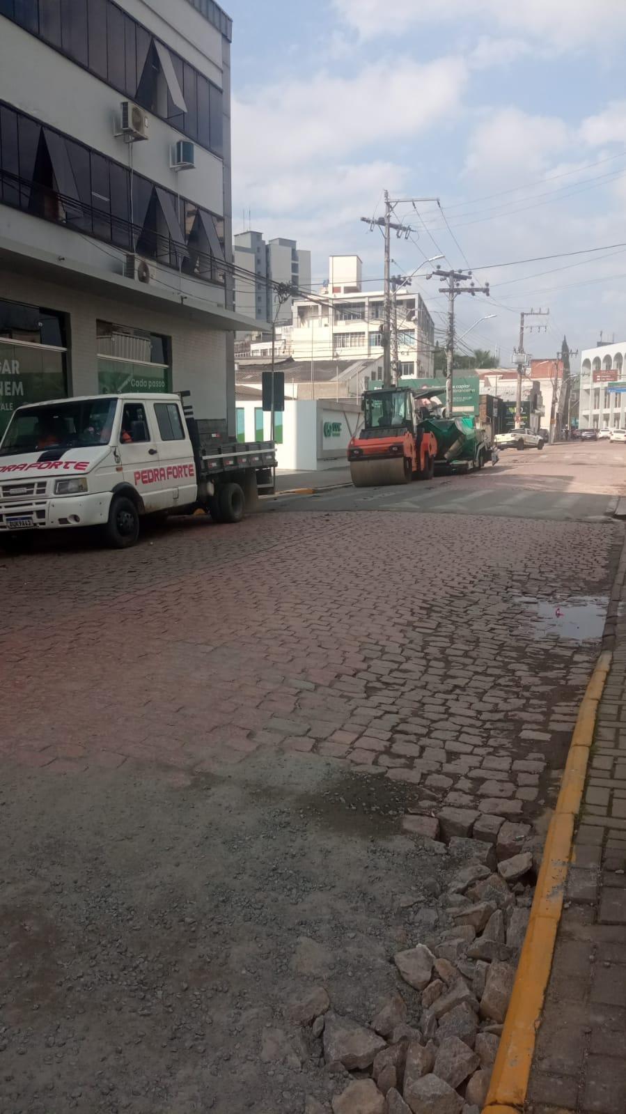 Rua Coelho Neto ficará fechada para obras  em Rio do Sul