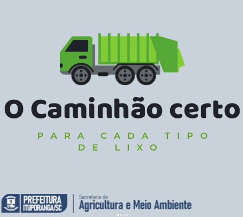 Saiba identificar qual o caminhão correto para cada tipo de lixo coletado