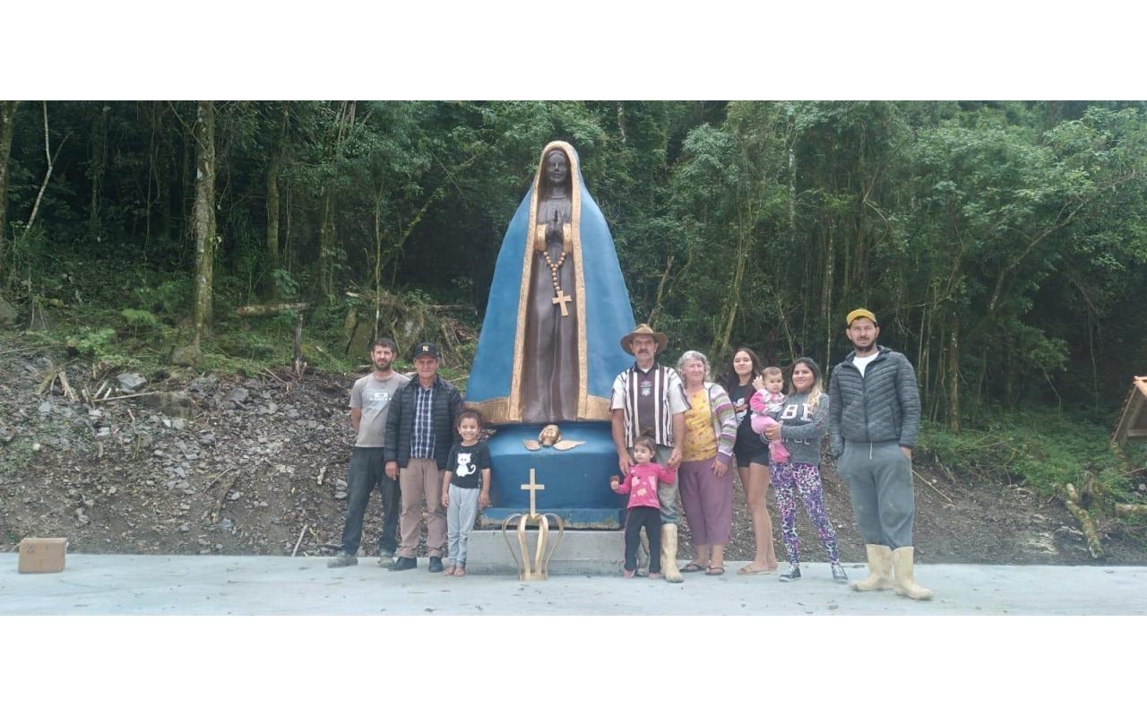 Santuário de Nossa Senhora Aparecida e Quadra Esportiva serão inaugurados em Chapadão do Lageado