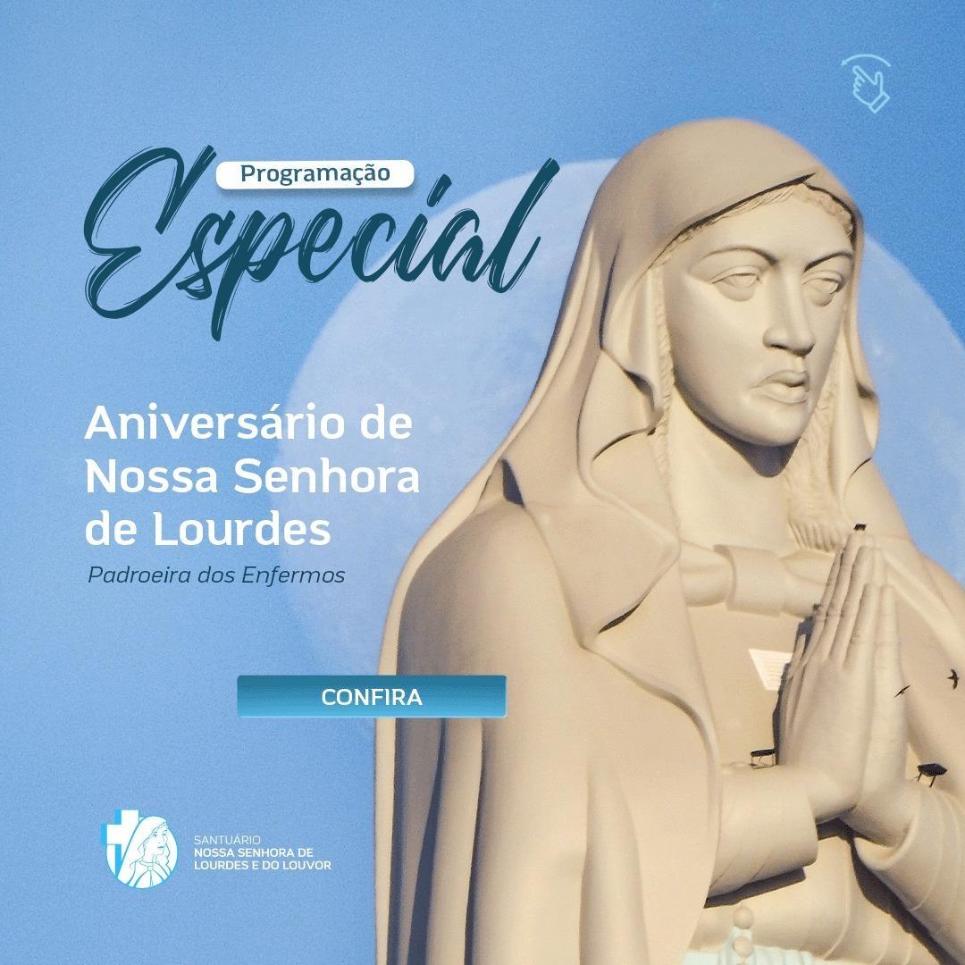 Santuário Nossa Senhora de Lourdes e do Louvor de Ituporanga realiza programação especial nesta semana