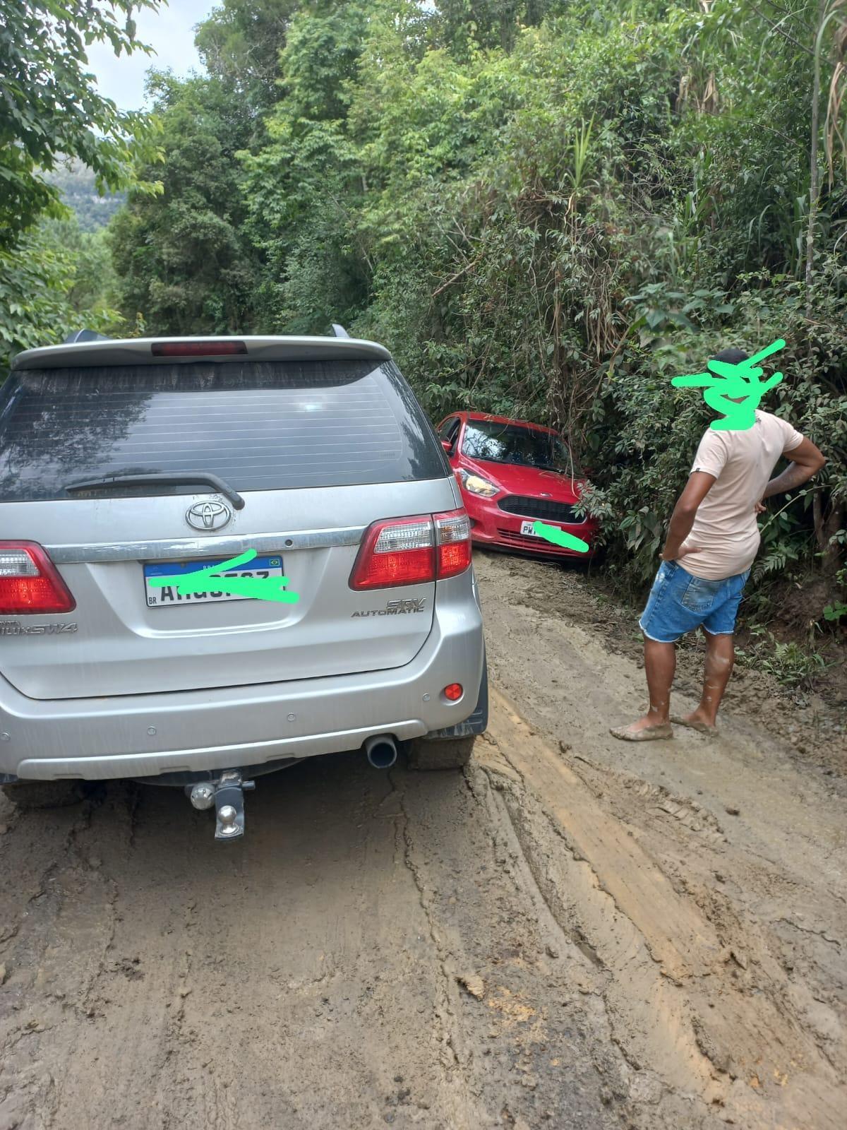 SC-350: PMRv pede que via alternativa na Tifa dos Abreu seja evitada devido à chuva