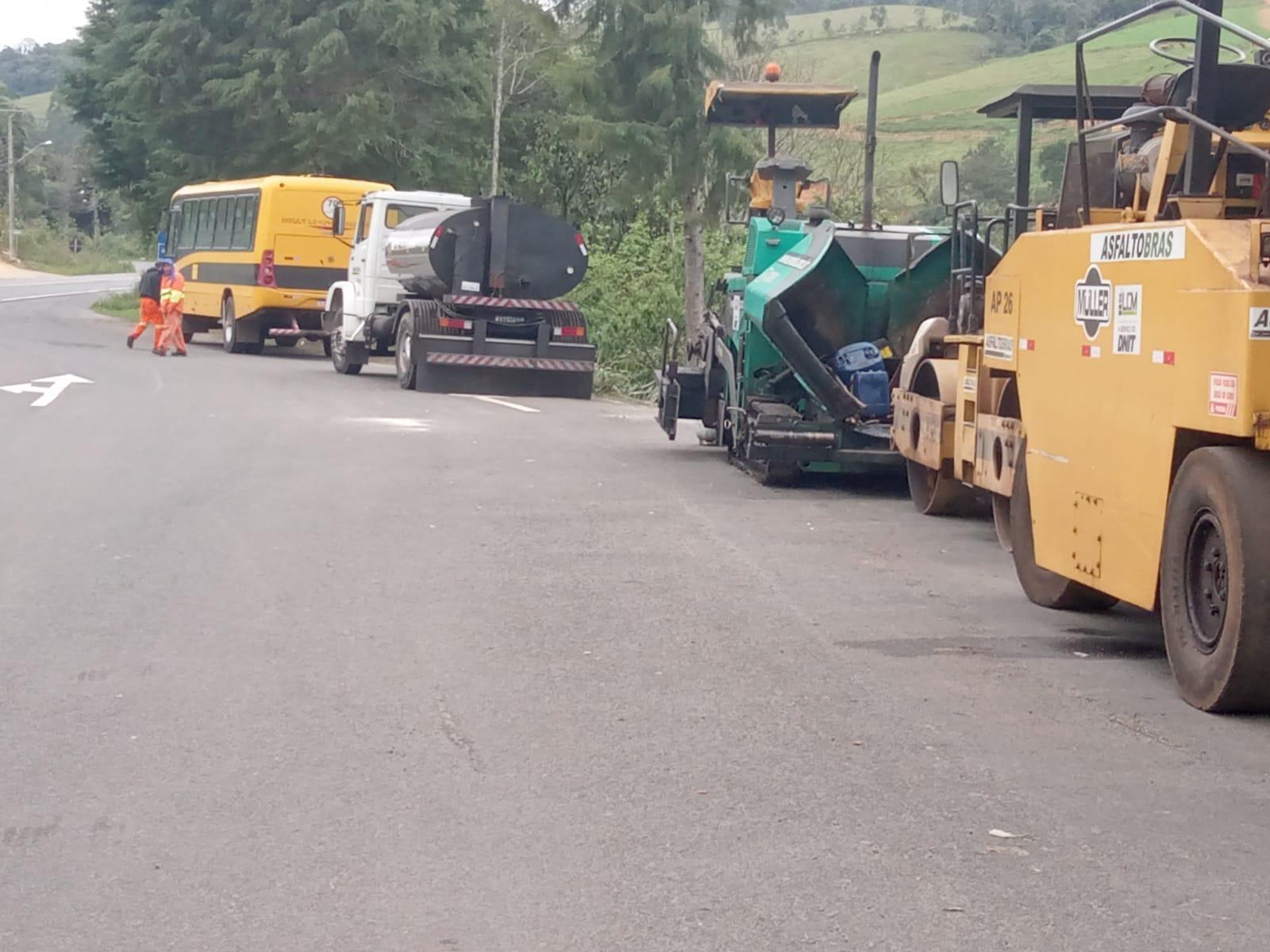 SC-350 recebe operação tapa-buraco