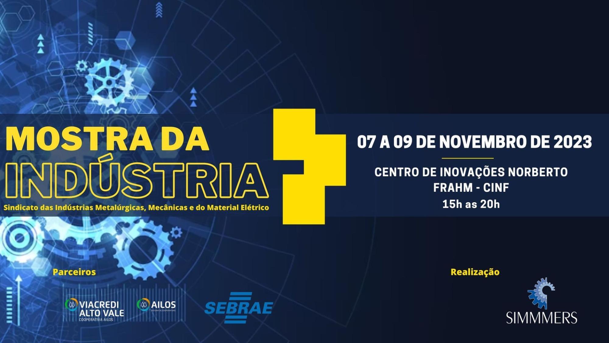 Sebrae/SC marca presença na Mostra da Indústria em Rio do Sul