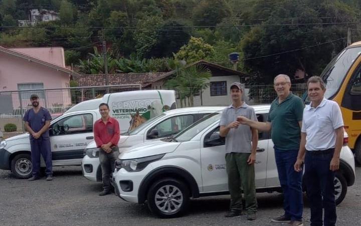 Secretaria de agricultura de Vidal Ramos incrementa a frota de veículos