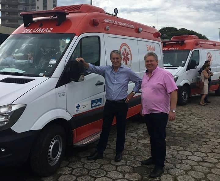 Secretaria de Saúde e Samu de Alfredo Wagner contam com novas ambulâncias