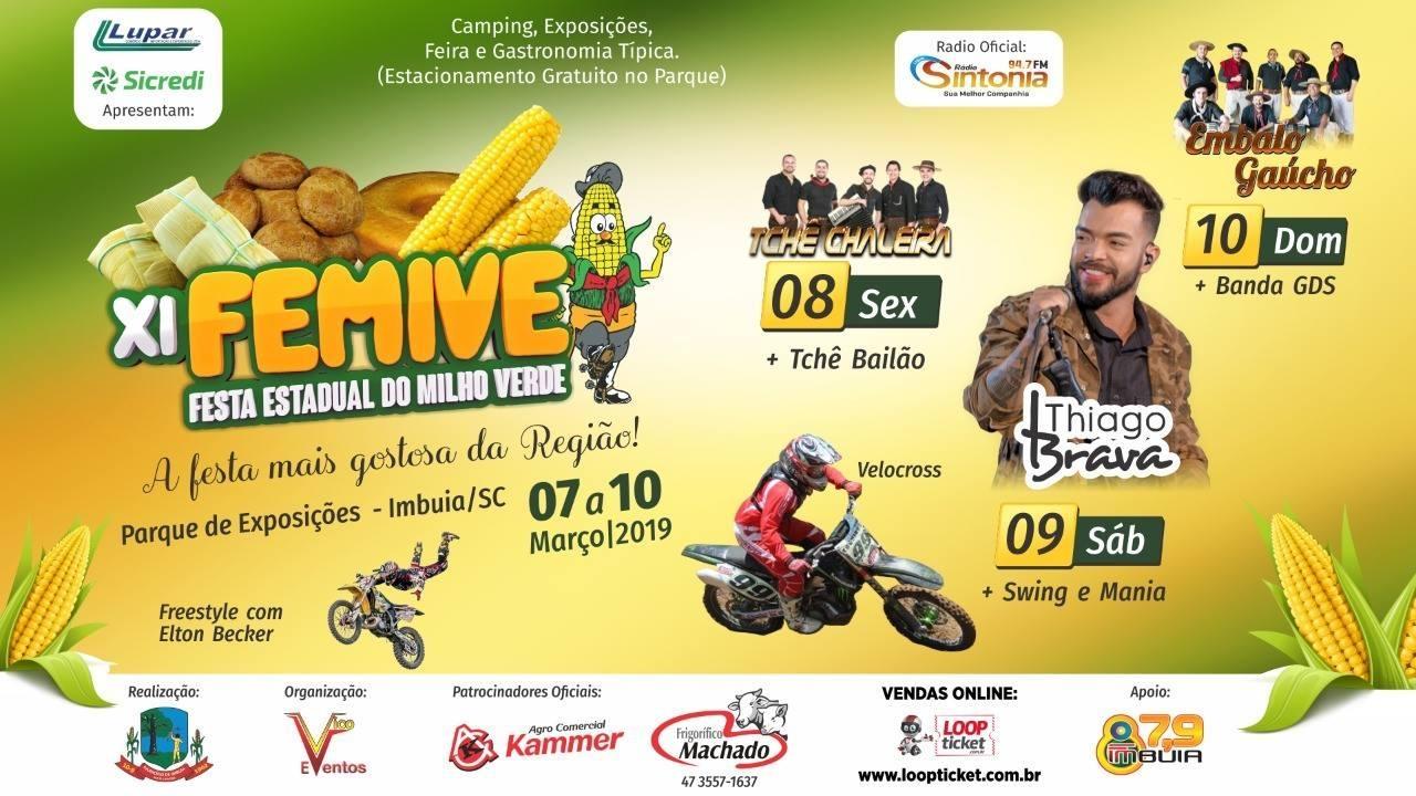 Segue neste final de semana a XI Festa Estadual do Milho Verde