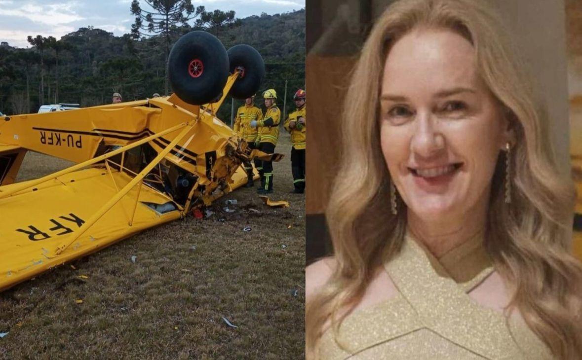 Segunda vítima de queda de avião em Bom Retiro morre no hospital