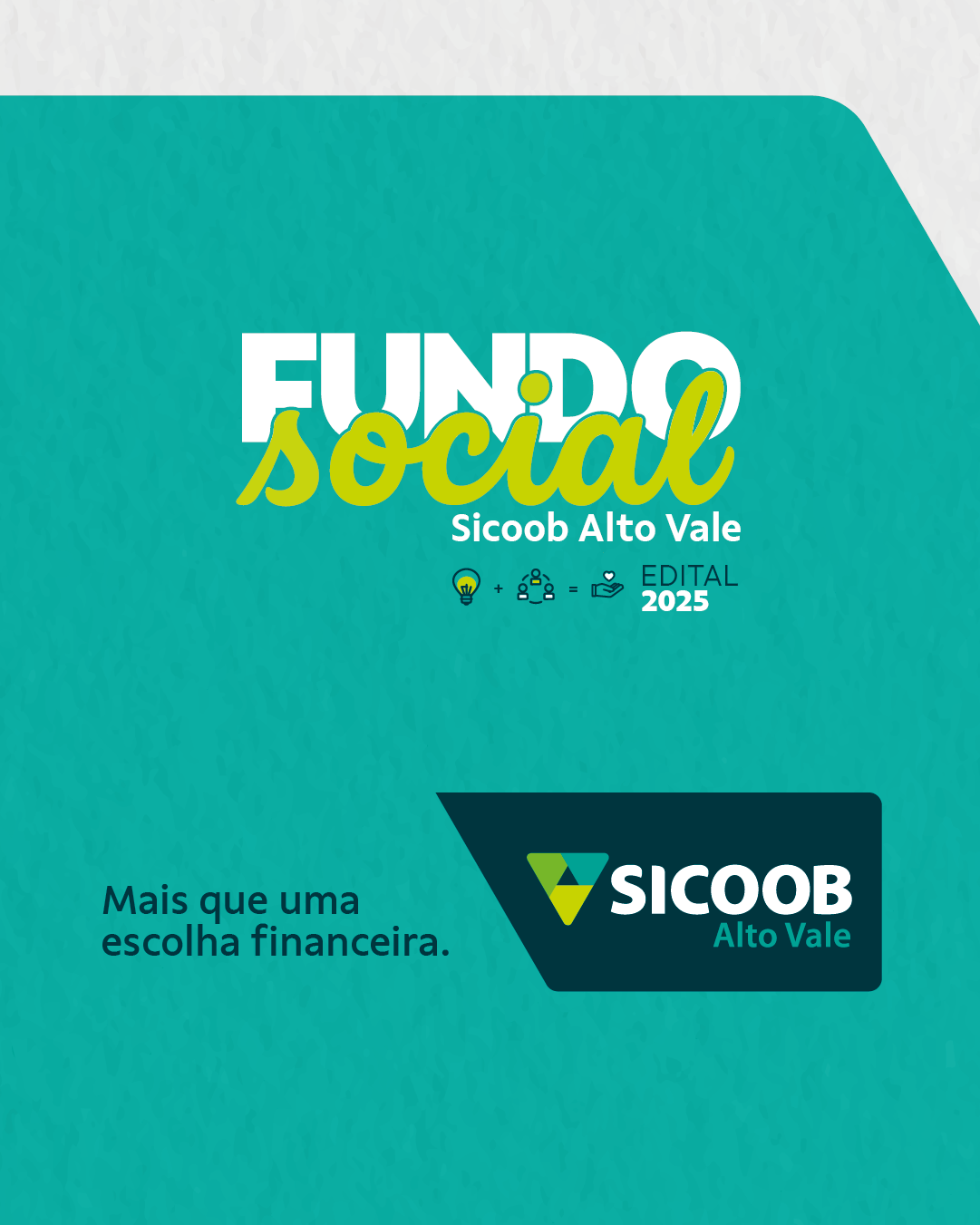 Sicoob Alto Vale aprova 55 projetos sociais e destina mais de R$ 340 mil na região