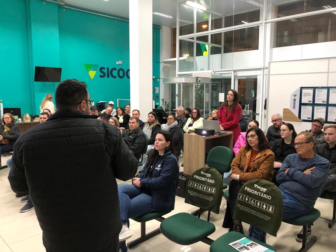 Sicoob de Ituporanga realiza encontro "Faço Parte" com associados da cooperativa