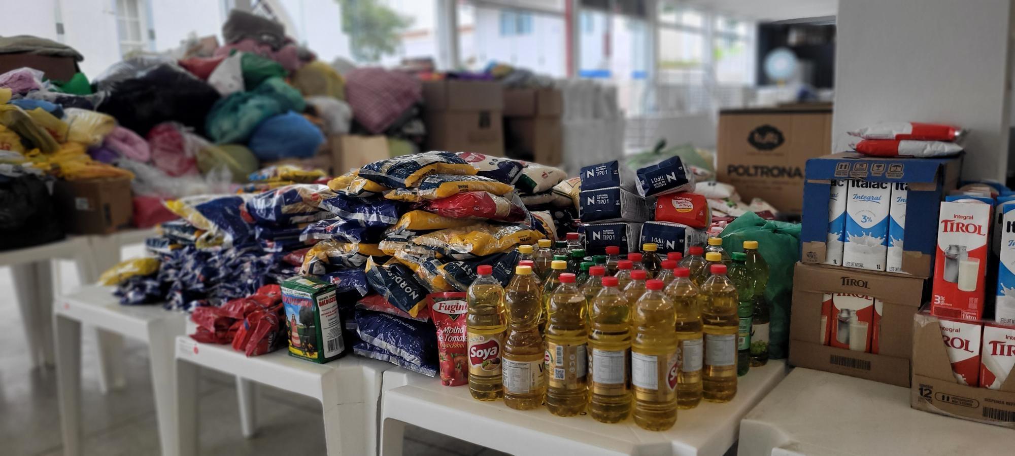 Tapete Solidário em Ituporanga arrecada centenas de donativos que serão enviados para o Rio Grande do Sul