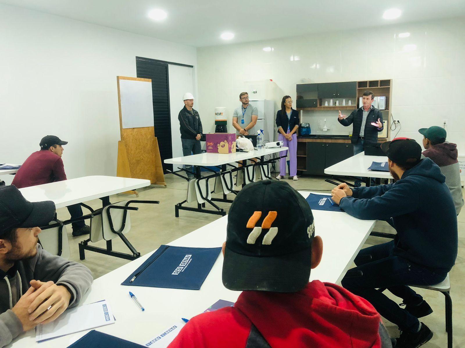 Tem início em Agrolândia a segunda turma do curso de soldador em parceria com o Senai