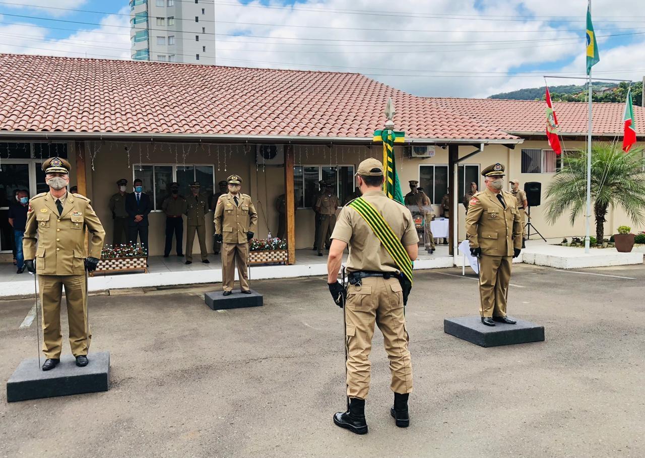 Tenente Coronel Maia assume comando da Polícia Militar do Alto Vale