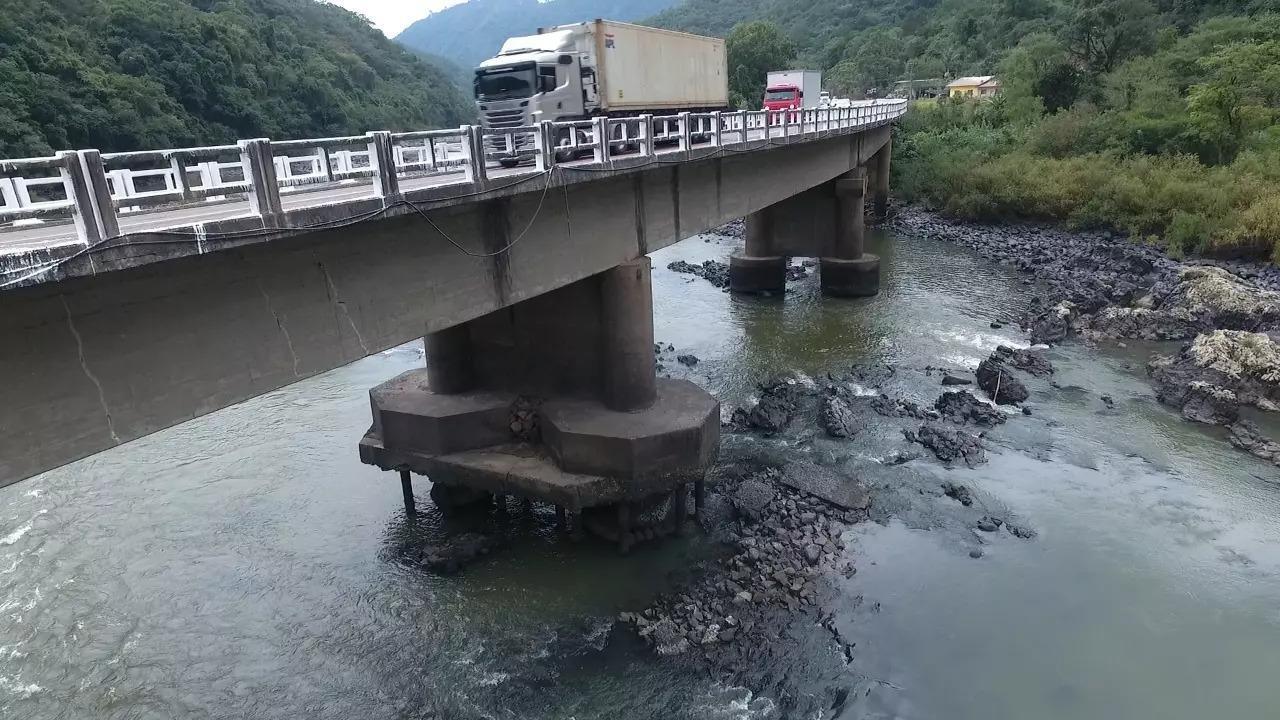 Terceira tentativa de licitação para a reforma da ponte na BR-470, entre Ibirama e Apiúna, tem empresa vencedora