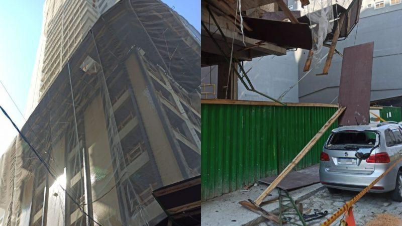 Homem sobrevive após cair do 14º andar de prédio em Itapema
