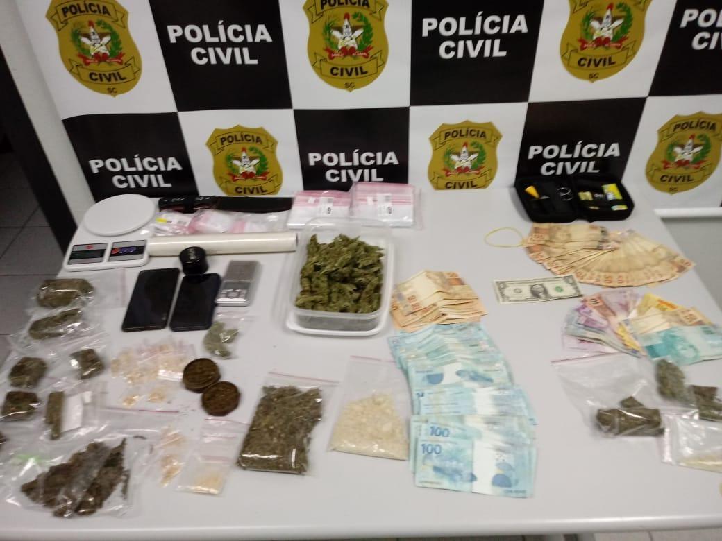 Traficante é preso e drogas são apreendidas em Ituporanga