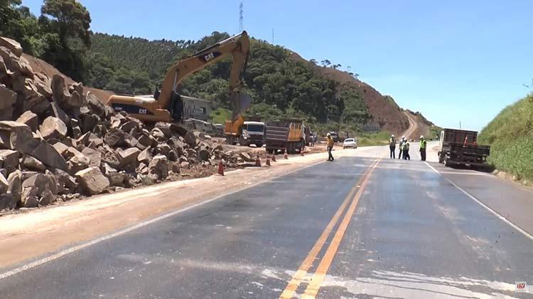Trânsito na BR 470 ficará interrompido nesta quinta-feira (20); confira o horário
