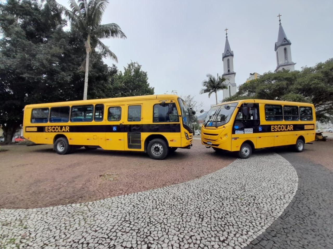 Transporte escolar de Ituporanga conta com novos ônibus que oferecem acessibilidade