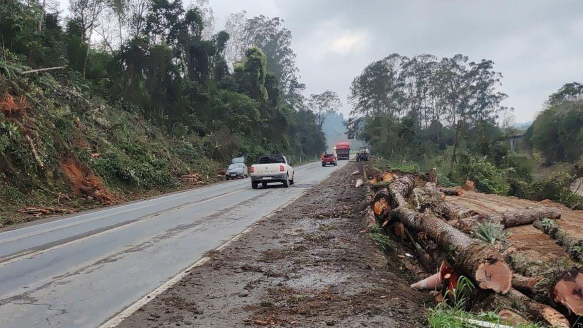 Trechos da BR-470 em Agronômica serão elevados para evitar alagamentos frequentes