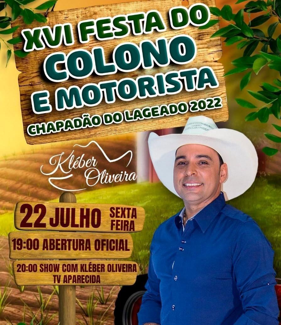 Tudo pronto para a festa do colono e motorista de Chapadão do Lageado