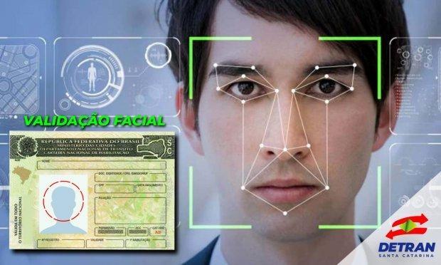 Validação facial: CNH passa a ter novo procedimento de segurança em Santa Catarina 