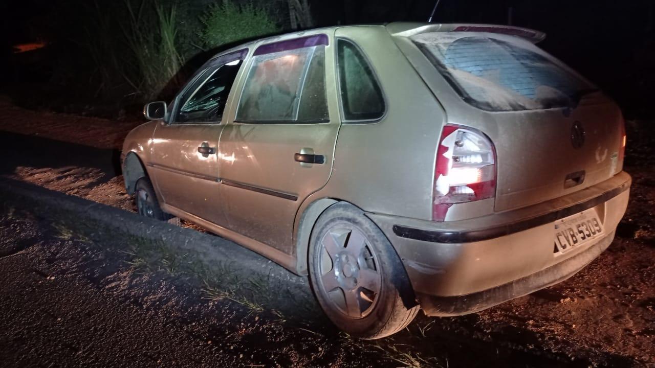 Veículo de Alfredo Wagner se envolve em acidente na BR-470 e motorista foi preso