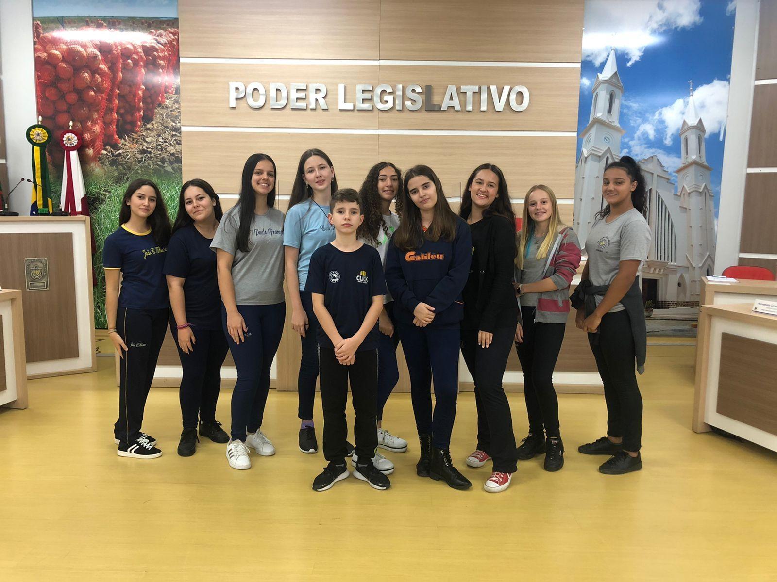 Vereadores Mirins da 7ª Legislatura de Ituporanga reúnem-se pela primeira vez após a posse
